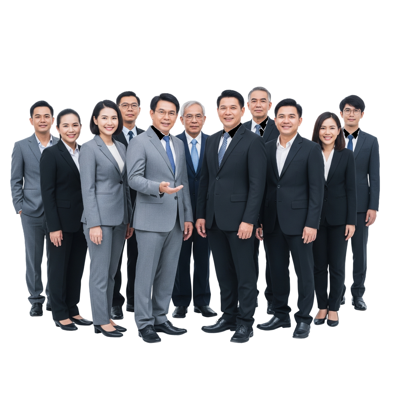 A group of professional faculty staff